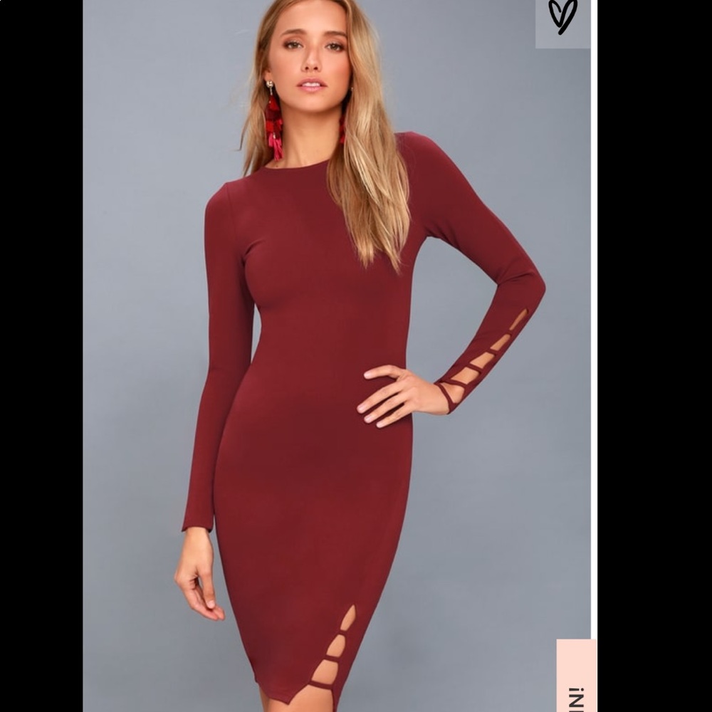 Bodycon midi from lulu’s